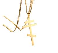 Hao Wu Xuan Cross Men Women Crucifix Male Church Eternal Church Inspirational Necklace