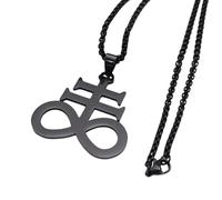 Hao Wu Xuan Cross Necklaces Men Women Black Stainless Steel Church Symbol Pendant Kolye Necklace Jewelry gargantilla