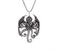 Hao Wu Xuan Crucifix Catholic Necklace for Men Stainless Steel Gold Color Jesus Christ Cross Necklace Amulet Church Prayer Jewelry