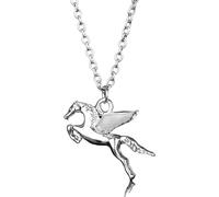 Hao Wu Xuan dongsheng Anime Pegasus GLOW in the DARK Luminous Pendant Necklace Fashion Men's Horse Jewelry Movie Percy Jackson