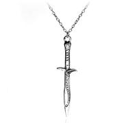 Hao Wu Xuan dongsheng Vintage Bilbo Baggins SWORD Pendant Necklace Fashion Movie Jewelry For Men Women Desolation of Smaug