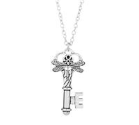 Hao Wu Xuan dongsheng Vintage TV Jewelry Outlanders Dragonfly Symbols Pendant Necklaces Dragonfly Cosplay Key Pendant Choker Necklace-30