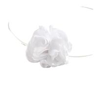 Hao Wu Xuan Elegant Goth Satin Surface Rose Flower Clavicle Chain Necklace Women Kpop Adjustable Jewelry Accessorie