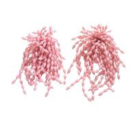 Hao Wu Xuan Exaggerated Firework Tassel Drop Earrings For Women Trendy Rice Beads Summer Vacation Beach Creative Earring Jewelry Gifts