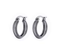 Hao Wu Xuan Exquisite Retro Punk Black Small Circle Hypoallergenic Earrings Men Women Trend Casual Party Jewelry Circle Earrings
