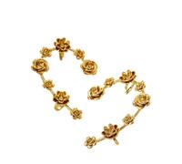 Hao Wu Xuan Exquisite Tiny Flower Earclip Statement Flora Ear Cuff for Women Grils Non Piercing Climbing Earrings Summer Temperament Jewelry