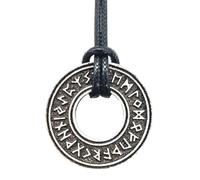 Hao Wu Xuan fashion Elder Futhark Runes Vintage Runic Vegvisir Compass Pendant Viking Necklace Men Women Norse Amulet Talisman Jewerly prezzie