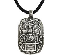Hao Wu Xuan fashion Goth Goddess Of Fate Viking Runes Amulet Pendants Necklaces Women prezzie