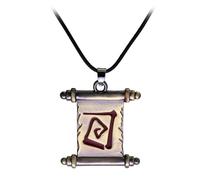 Hao Wu Xuan Fashion Jewelry Dota 2 Town Portal Transfer Scroll Necklace Colar Vintage Dota 2 Talisman of Evasion Pudge Magical Roll Pendant