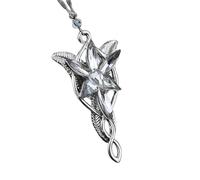 Hao Wu Xuan fashion Movie The Lord Arwen Evenstar Necklace Elf Princess Arwen Twilight Star Crystal Pendant Necklaces for Women Choker Gift