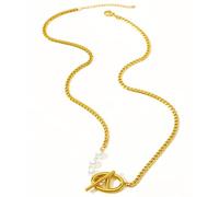 Hao Wu Xuan fashion Necklace Exquisite White Imitation Pearl Design Unique Necklace For Women Banquet Party Gift prezzie