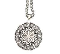 Hao Wu Xuan fashion Viking Slavic Rune Pendant Necklace SunWheel Star Rus Amulets Talismans Vintage Charm Nordic Ethnic Pendant prezzie