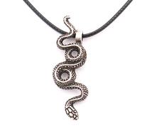 Hao Wu Xuan fashion Witch Snake Necklace Serpent Pendant Amulet Magic Gothic For Women prezzie
