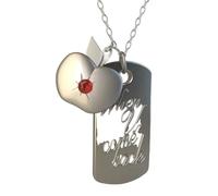 Hao Wu Xuan Game Love and Deepspace Necklace Caleb Cosplay Unisex Apple When U Come Back Pendant Choker Prop Acccessories Gifts Jewelry