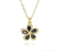 Hao Wu Xuan Gold Color Five-petal Flower Charms for Necklace Plum Blossom Pendant for Bracelets Earrings DIY Jewelry Making Accessories Gift