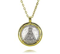 Hao Wu Xuan Gold Our Lady of Saint John of the Lakes Charms Silvery Nuestra Señora de San Juan de los Lagos Necklace Jewelry