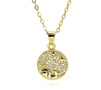 Hao Wu Xuan Gold Stars Cat Medal Charms for DIY Jewelry Making Pet Animals Pendant Cat Lady Woman Gift Idea Jewelry