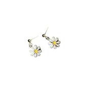 Hao Wu Xuan Korean version of small fresh Daisy earrings fresh sweet sunflower studs earrings female accessories