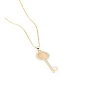Hao Wu Xuan Light luxury moon full of diamonds micro-inlay design Internet celebrity temperament shining necklace women'