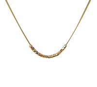 Hao Wu Xuan luxury wind broken silver necklace upscale fashion collarbone chain female temperament all-around jewelry