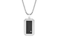 Hao Wu Xuan Man Necklace Pendant Dog Tag For Dad Father Papa Husband Stainless Steel Jewelry Boyfriend Father Valentine Day Birthday Gift