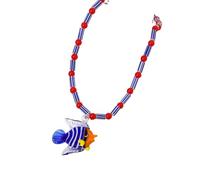 Hao Wu Xuan Men's necklace Creative Charm Fish Pendant Women's Necklace Holiday Party Accessories (Size and Color May Have Errors) fashion