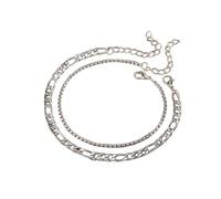 Hao Wu Xuan Mens Set Bracelets, Waterproof Stainless Steel Box Chain & Cuban Link Wristband,Stylish Jewelry Gifts