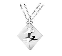 Hao Wu Xuan Mortal Instruments City of Bones Necklace Leather Rope Chain Neckalce Friendship Pendant Necklace Women Men Jewelry Lover's Gift