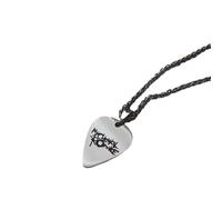 Hao Wu Xuan My Chemical Romance Cosplay Necklace Men Women Rock Band Guitar Pick Pendant Choker Jewelry Accessories Gifts