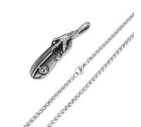 Hao Wu Xuan Necklace Eagle Claw Feather Pendant Necklace for Men Women Feather Pendant Necklaces Vintage Jewelry Gift fashion