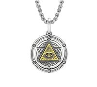 Hao Wu Xuan Necklace Evil Eye Pendant Ancient Egypt Protection Necklace Jewelry Gift Men and Women Spiritual Amulets