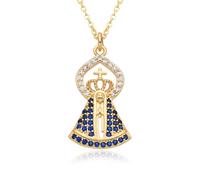 Hao Wu Xuan Our Lady of Saint John of the Lakes Charms Nuestra Señora de San Juan de los Lagos Necklace Pendant Jewelry Gifts