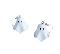 Hao Wu Xuan Popular Boo White Ghost Piercing Earring Drop Earrings for Women Fashion Party Hook Dangle Jewelry