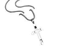 Hao Wu Xuan Retro Fashion Punk Compass Anchor Pendant Necklace Men Women Rider Hip Hop Rock Party Jewelry