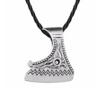 Hao Wu Xuan Retro Nordic Vikings Charm Necklace Rune Axe Amulet Runes pendant Scandinavian Choker Necklaces