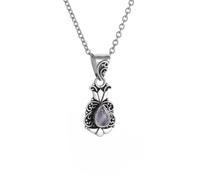 Hao Wu Xuan Retro Palace Style Gemstone Necklace Women's Fashion Classic Prom Party Costume Jewelry Accessories Gift