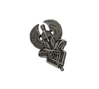 Hao Wu Xuan Retro Punk Spartan Warrior Helmet Angel Wings Double Sword Brooch Men's Personalized Cool Pin Accessories