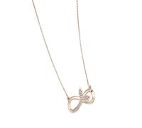 Hao Wu Xuan Sex design infinite cycle zircon necklace jewelry figure 8 clavicle chain ladies do not fade jewelry