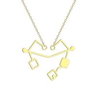 Hao Wu Xuan Simple Stainless Steel Heart Of Etheria Pendant Necklace For Women Men Charm ra Cosplay Jewelry Birthday Gift