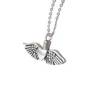 Hao Wu Xuan Stainless Steel Pendant Dream Wings Creative Fashion Jewelry For Men And Women With A 50cm Necklace