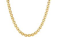 Hao Wu Xuan Stainless Steel Women Necklace Chain Waterproof Glossy Collar Party Jewelry Gift Girlfriend Mom Valentine's Day