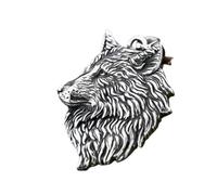 Hao Wu Xuan Style Wolf Head Pendant Viking 3D Design Celtic Animal Pendant