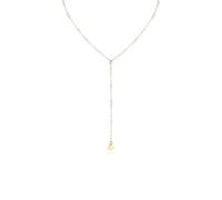Hao Wu Xuan Temperament V-shaped Individuality Women's Necklace with Long Fringe 2024 Tide Chain Party Jewelry Year Valentine's Day Gift