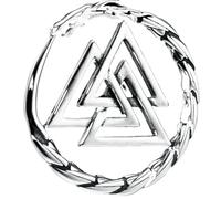 Hao Wu Xuan Triangle Men Necklaces 316L Stainless Steel Nordic Myth Dragon Pendants Chain Punk Rock for Boyfriend Male Jewelry Gift