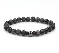 Hao Wu Xuan Volcanic Stone Lava Wooden 8mm Beads Tibetan Wrist Chain Bracelet for Men Women Fashion Jewelry Gifts