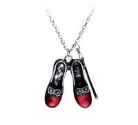 Hao Wu Xuan Wizard of Charm Necklace Ruby Red Slippers Jewelry Magic Star Oz Ruby Slippers Gift for Little Girl