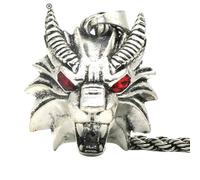 Hao Wu Xuan Wizard School Manticore Pendant Necklace 29 * 30Mm Red Rhinestone Wild Monster Hunter Cosplay Medallion Mantickor Necklace