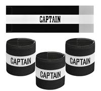 Hao Zhu Captain Armbands Football - 3 Pack Adjustable Breathable Nylon Captains Armband for Kids Captain Armband Football,Basketball | Arm Bands for Junior & Adult Team Leaders Sport Accessory