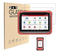 HaOaMoEo 2 Pcs Tempered Glass Screen Protector for LAUNCH 2025 X431 PRO3S+ V5.0,1 Pcs Soft Screen Protector for SMARTLINK C