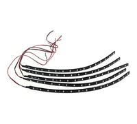Haobase 5 pcs 30cm 15SMD Waterproof Flexible LED Car Light Lamp Strip Cool White 3528 DC 12V
